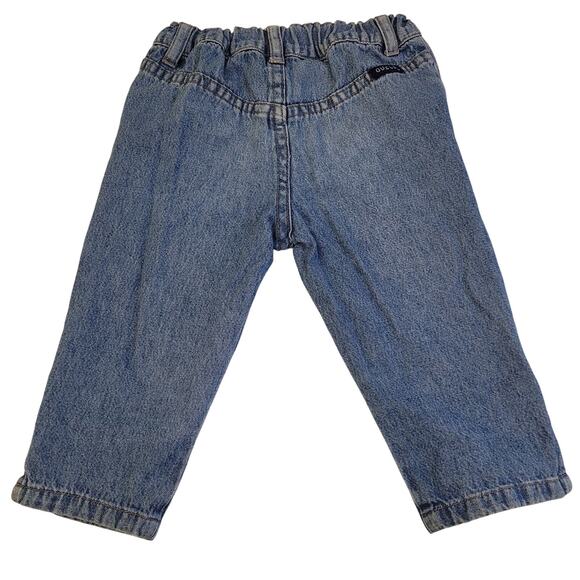 Baby Guess 90s Toddler Jeans Boys Size 2T Denim Y2K Vintage Made in the USA - Picture 2 of 9